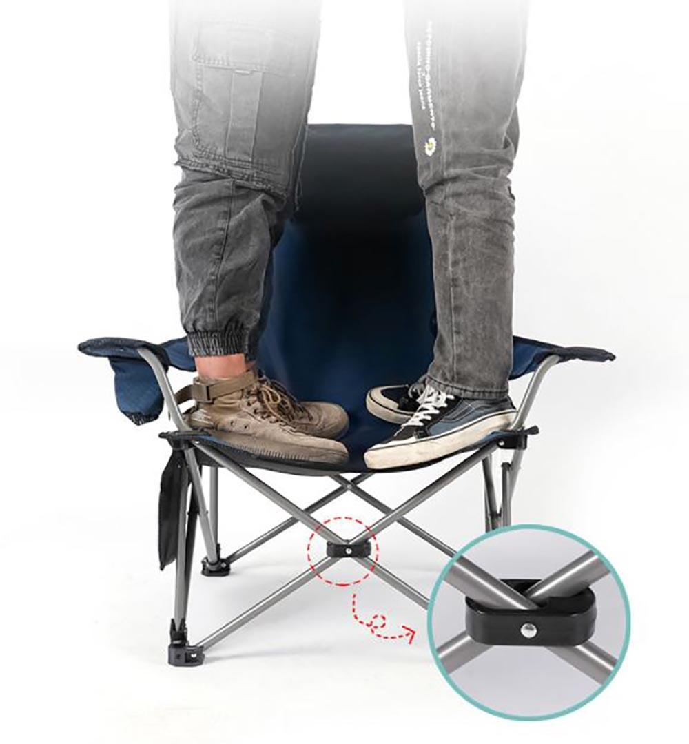 アウトドアチェア キャンプ 折りたたみ 携帯便利 キャンプ椅子 軽量 枕付き リクライニングチェア 耐荷重130kg